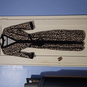 Cheetah print aline dress